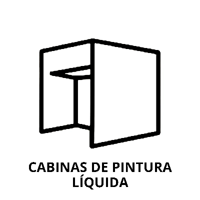 Cabinas de pintura líquida