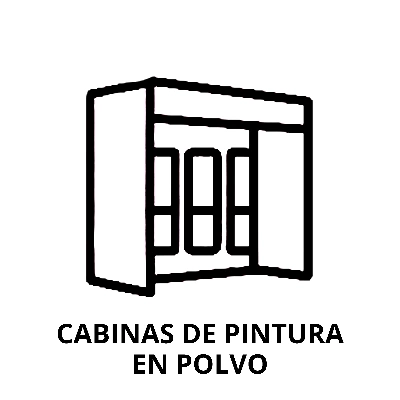 Cabinas de pintura en polvo