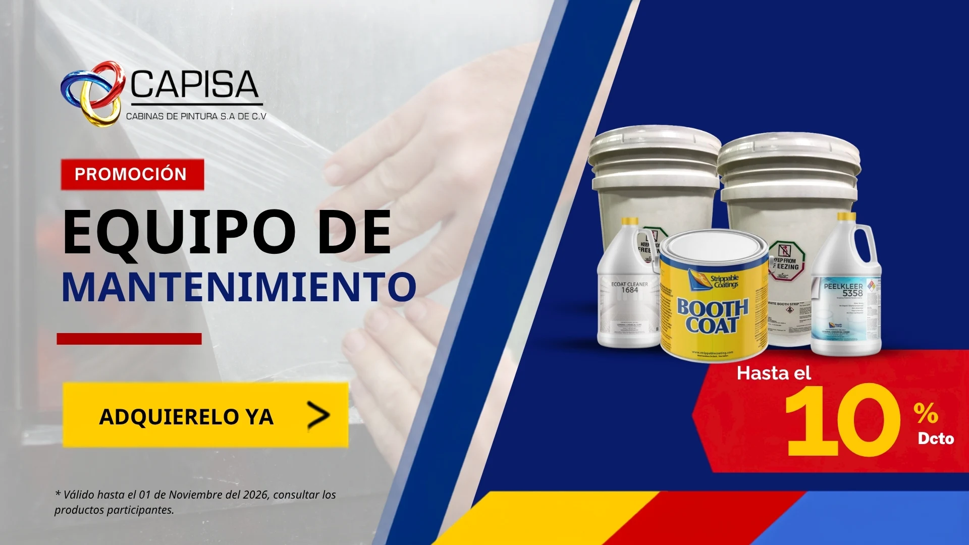 Productos para Mantenimiento de Cabinas de Pintura