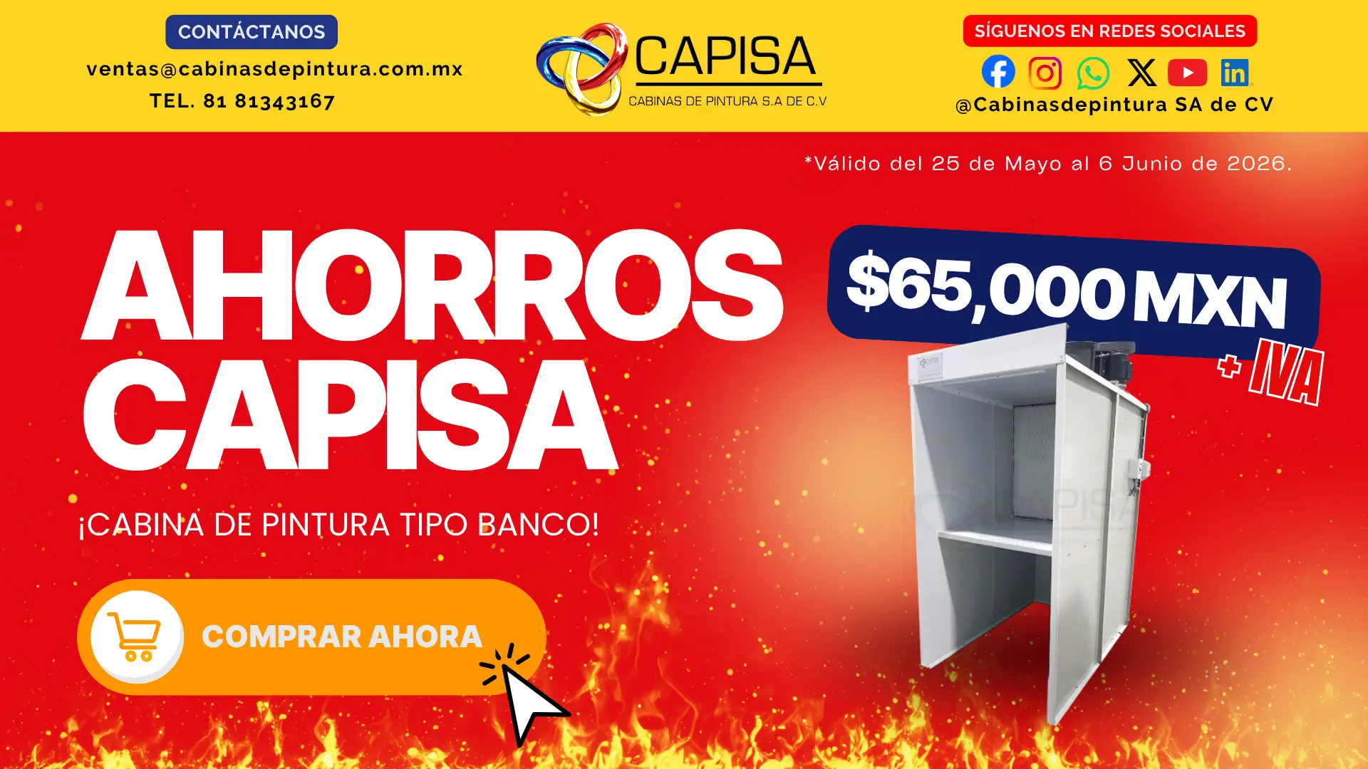 CABINA LÍQUIDA TIPO BANCO