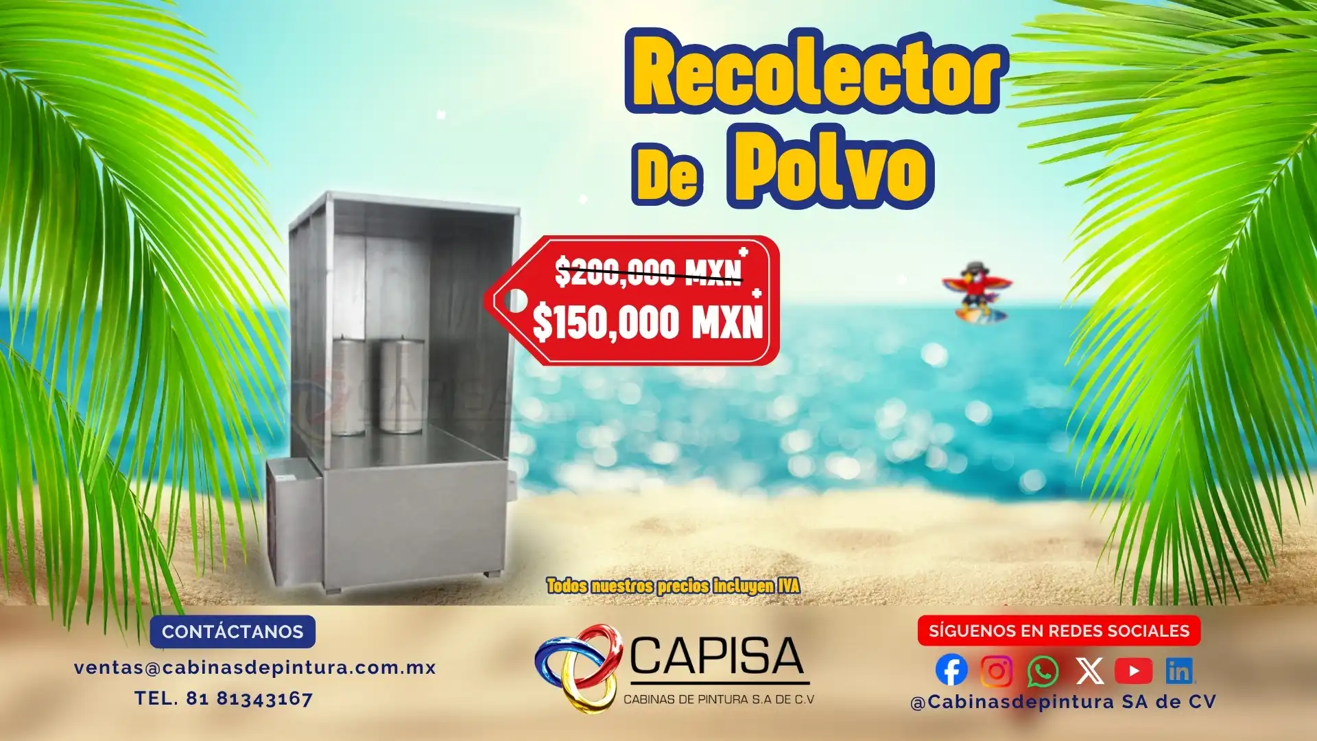 Cabinas de Pintura en Polvo