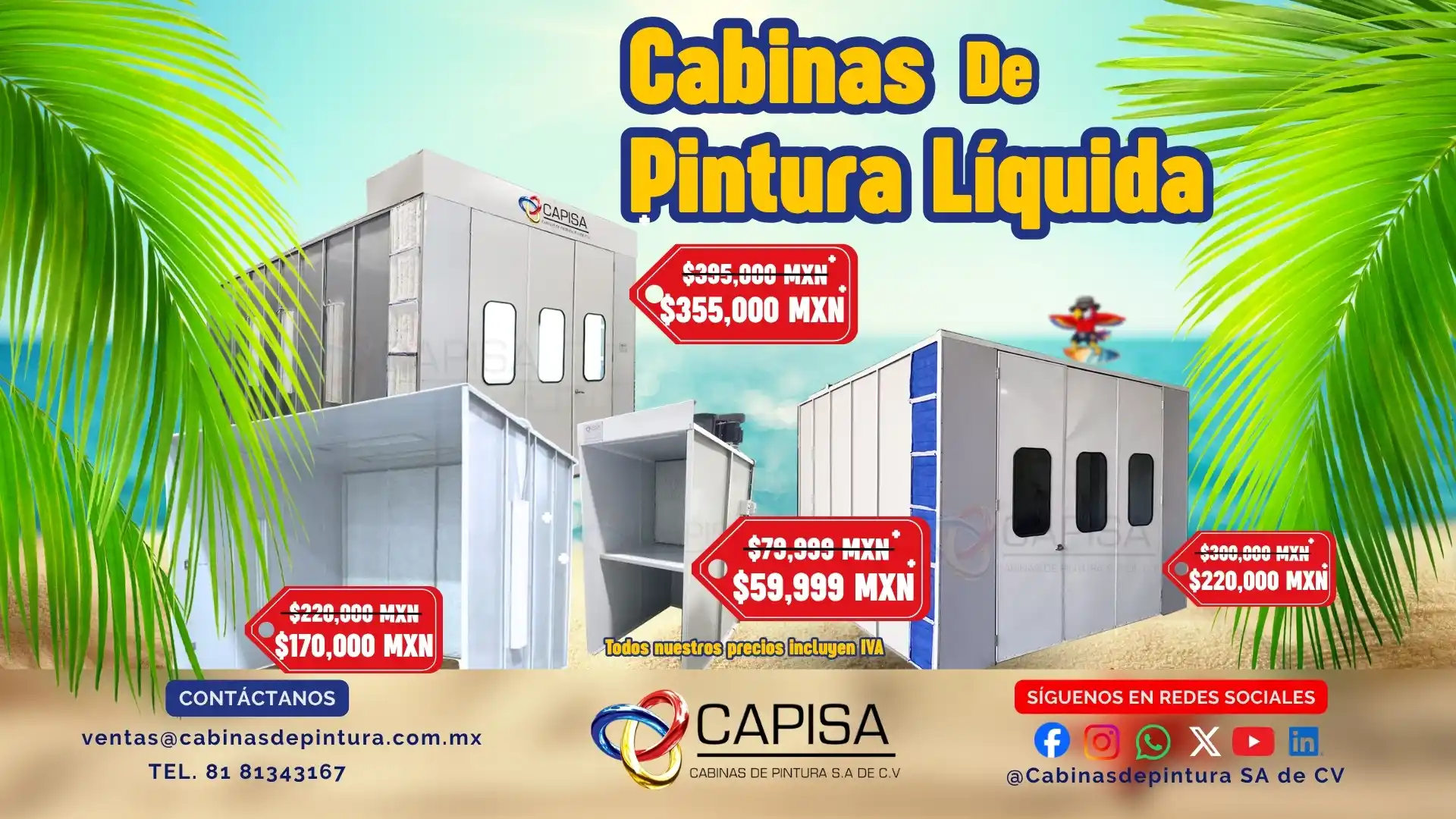 Cabinas de Pintura Líquida